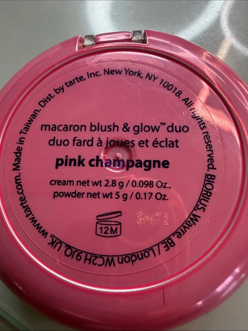 Tarte Pink Champagne Cream-to-Powder Blush in Deep Rose